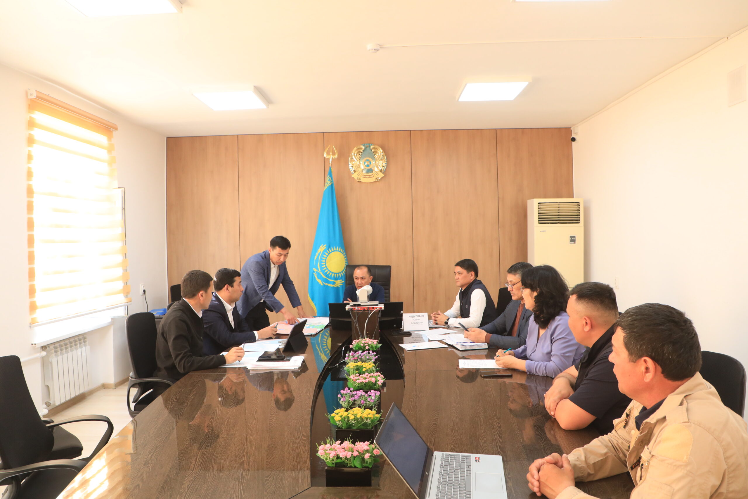 САРЫАҒАШ: «ДАРБАЗА–МАҚТААРАЛ» ТЕМІРЖОЛ ҚҰРЫЛЫСЫ БОЙЫНША ТАЛҚЫЛАУ