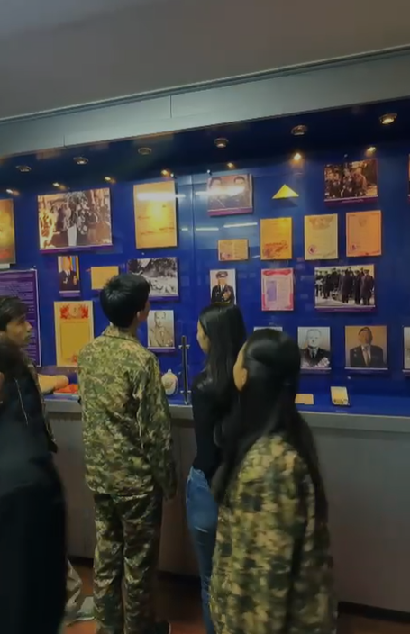 Шымкент қаласы Полиция департаментінің музейінде Д. Қонаев атындағы мектеп оқушыларына арналған танымдық экскурсия ұйымдастырылды.