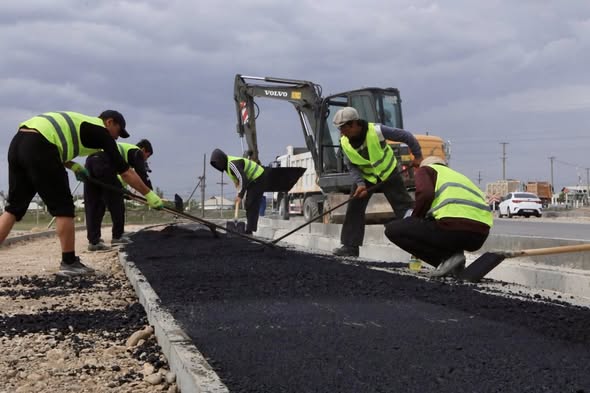 ЖАНГЕЛДИН КӨШЕСІ КЕҢЕЙТІЛУДЕ