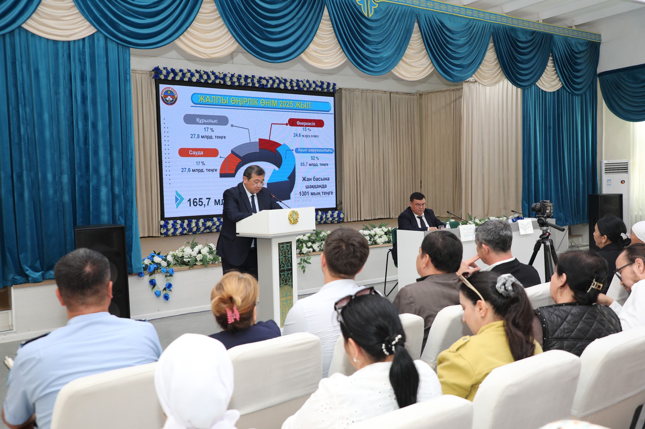 АУДАН БАСШЫСЫ АТАКЕНТТІКТЕРМЕН КЕЗДЕСУ ӨТКІЗДІ