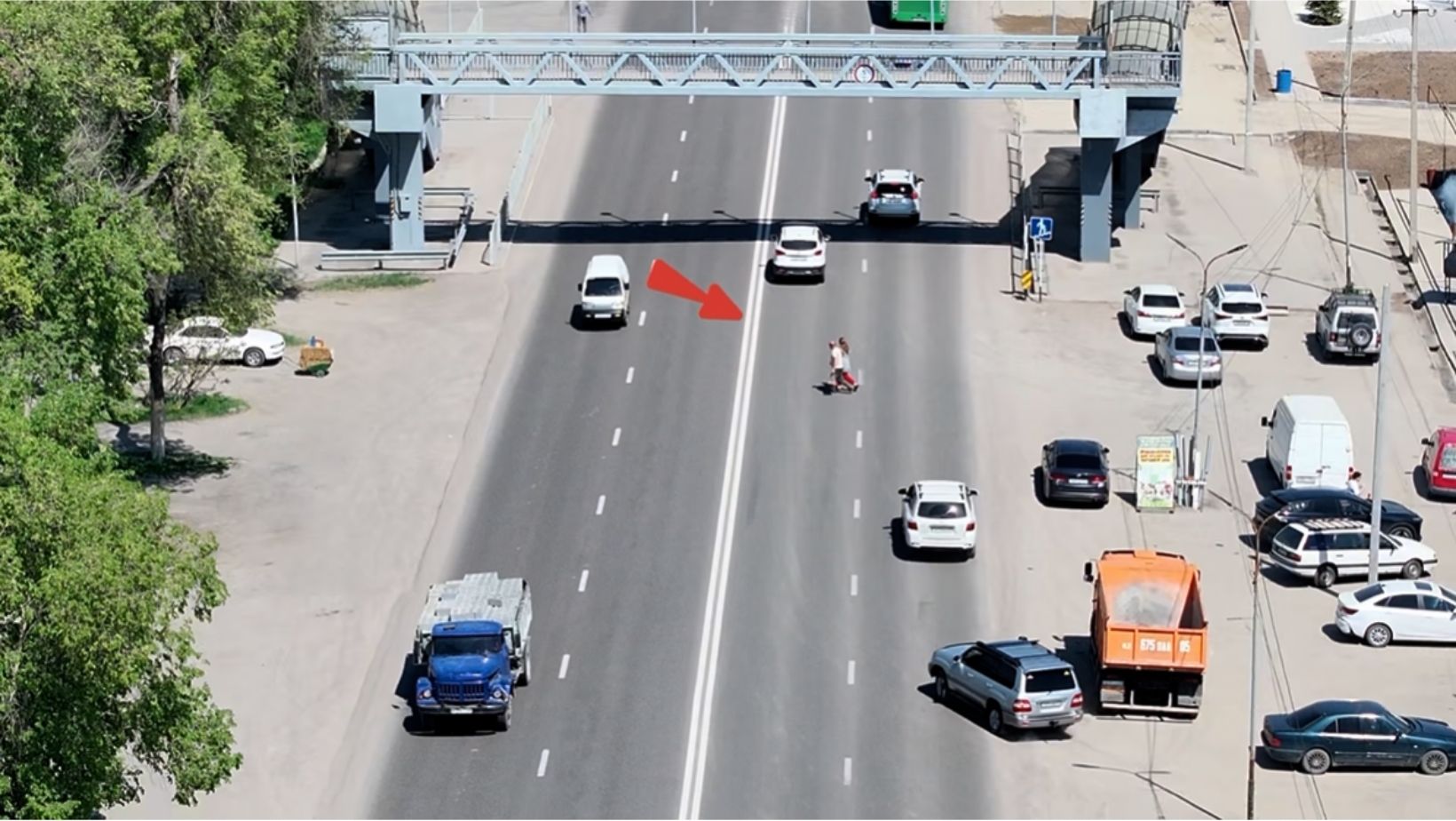 «Жаяу жүргінші» профилактикасы аясында құқық бұзушылықтарды анықтау үшін ұшқышсыз ұшу аппараттары қолданылуда