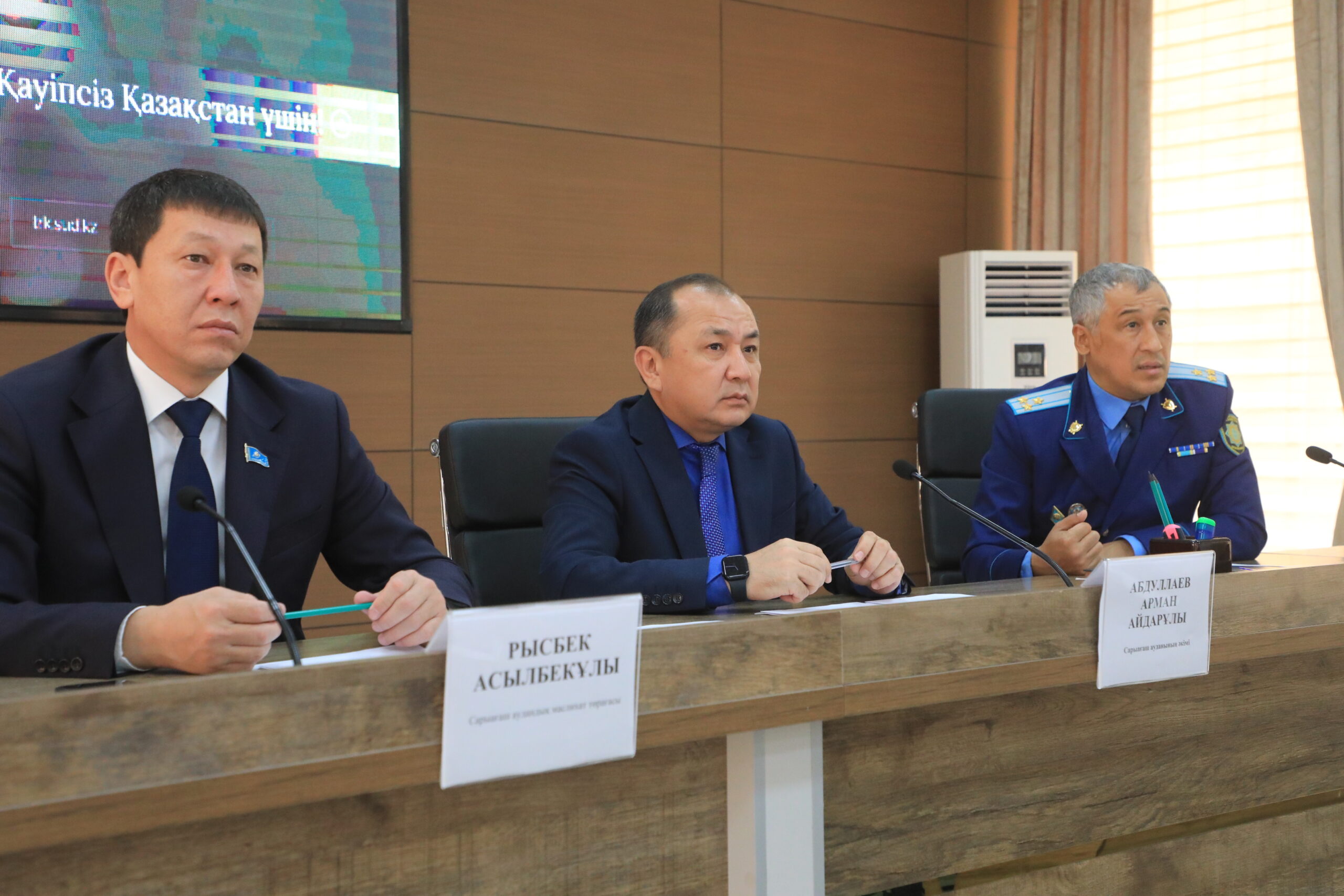 САРЫАҒАШ: ҚҰҚЫҚ БҰЗУШЫЛЫҚТЫҢ АЛДЫН АЛУҒА АРНАЛҒАН ВЕДОМСТВОАРАЛЫҚ КОМИССИЯ ОТЫРЫСЫ ӨТТІ