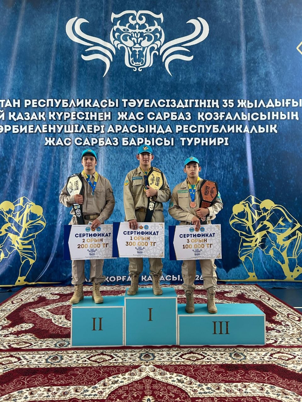 Екібастұздық жас сарбаз республикалық турнирде топ жарды