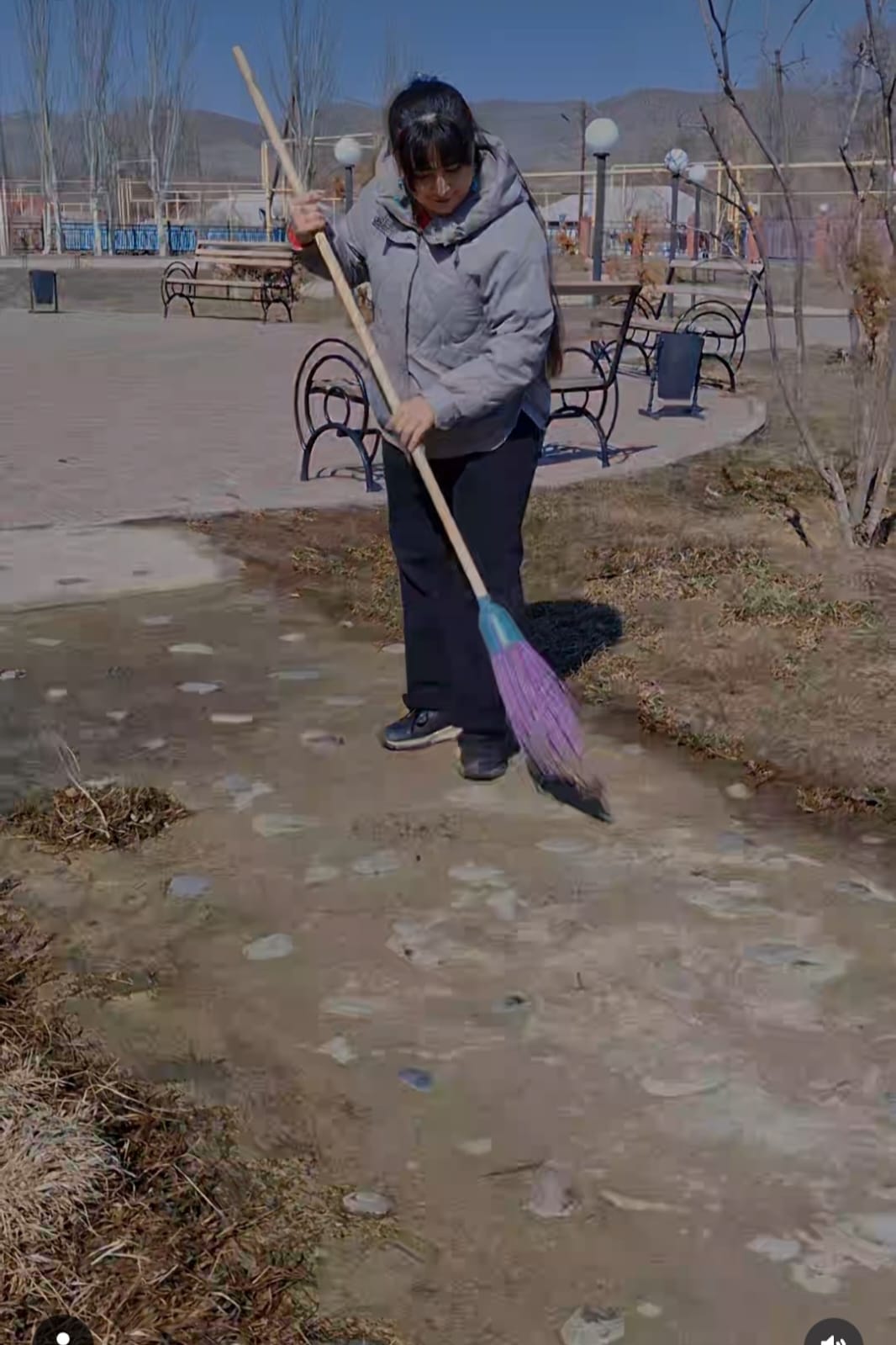 Бүгін «Наурызнама» онкүндігінің аясында Алғабас ауылында «Тазалық күніне» орай ауқымды сенбілік