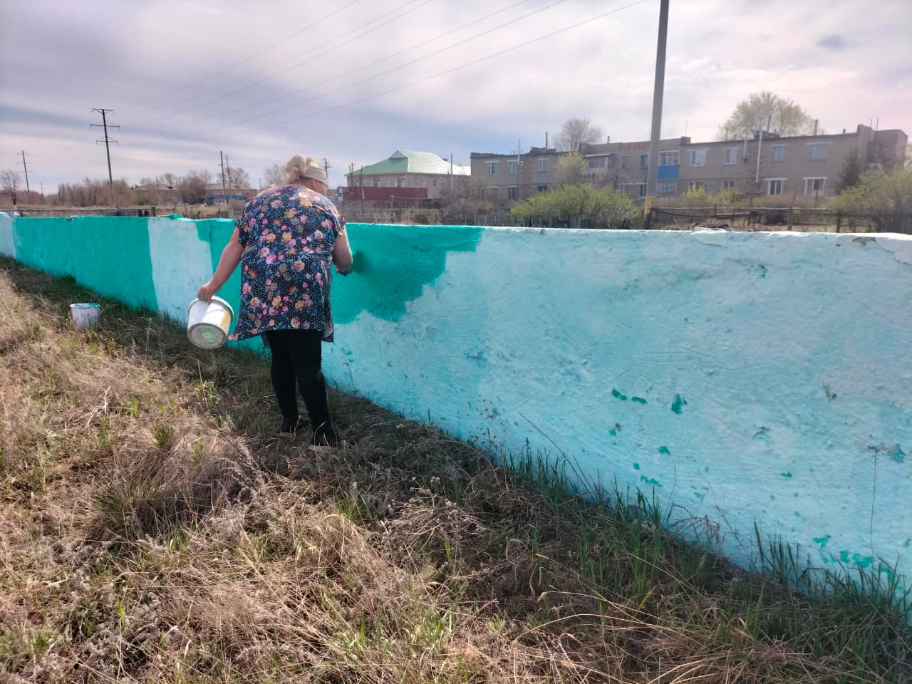 Аманқарағай ауылдық округінде «Таза Қазақстан» экологиялық бағдарламасы аясында Қостанай – Әулиекөл – Сұрған республикалық тас жолы бойында әктеу жұмыстары жүргізілуде.