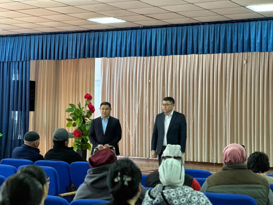 Аудан әкімі ауыл тұрғындарымен кездесті