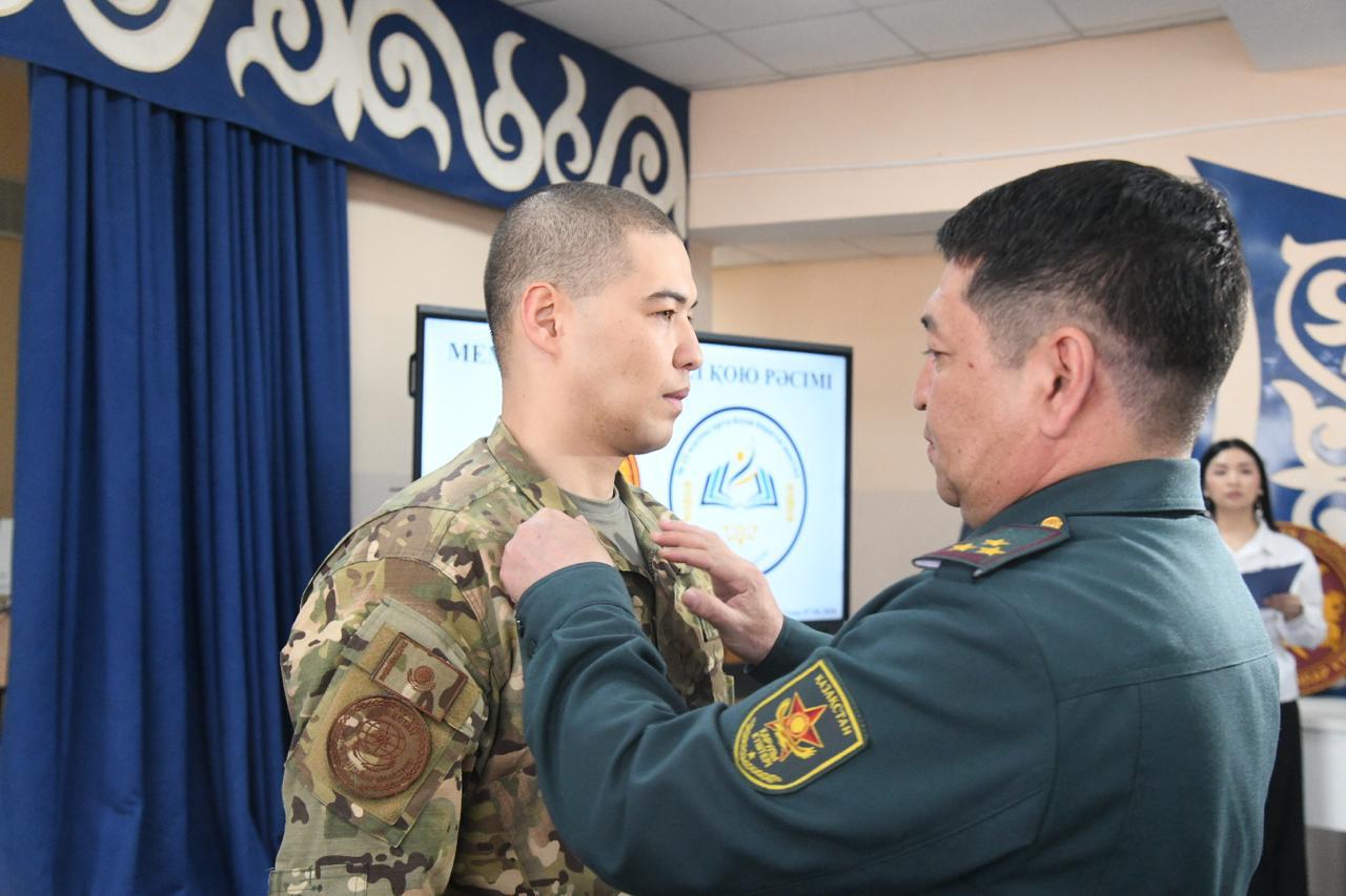 Астаналық мектеп Қорғаныс министрлігінің әскери бөлімімен ынтымақтастық орнатты