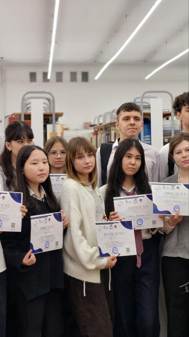 №1 Новоишим орта мектебінің оқушысы облыстық байқауда жүлделі орын иеленді