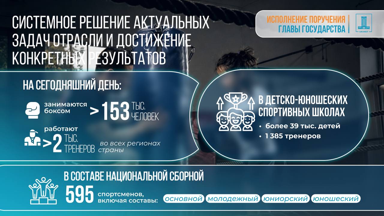 Үкімет 2026–2030 жылдарға арналған боксты дамыту тұжырымдамасын бекітті