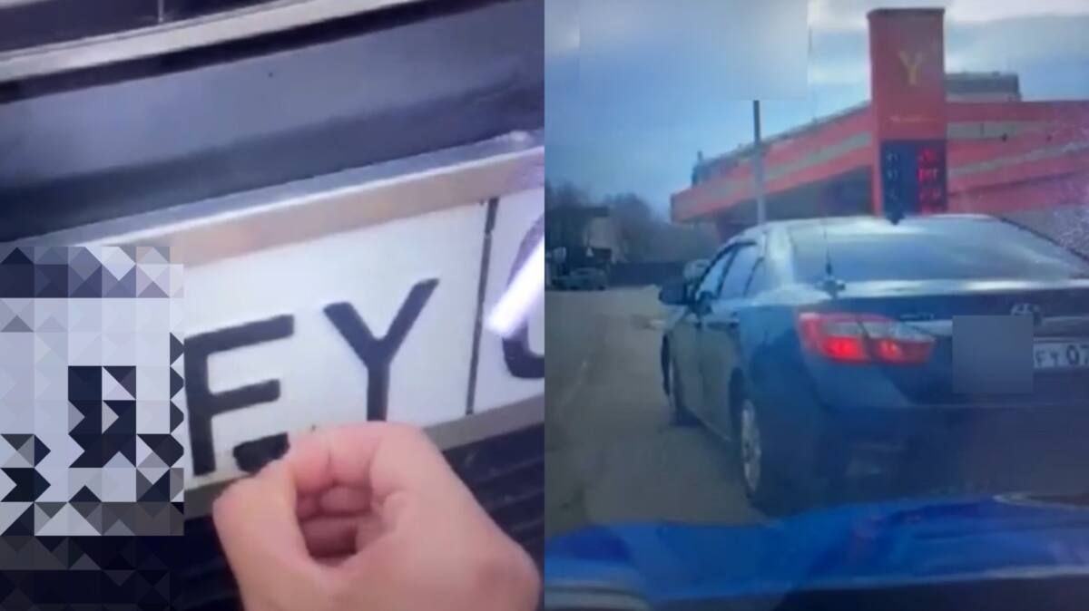 БҚО-да полиция мемлекеттік нөмірін изолентамен өзгерткен жүргізушіні ұстады