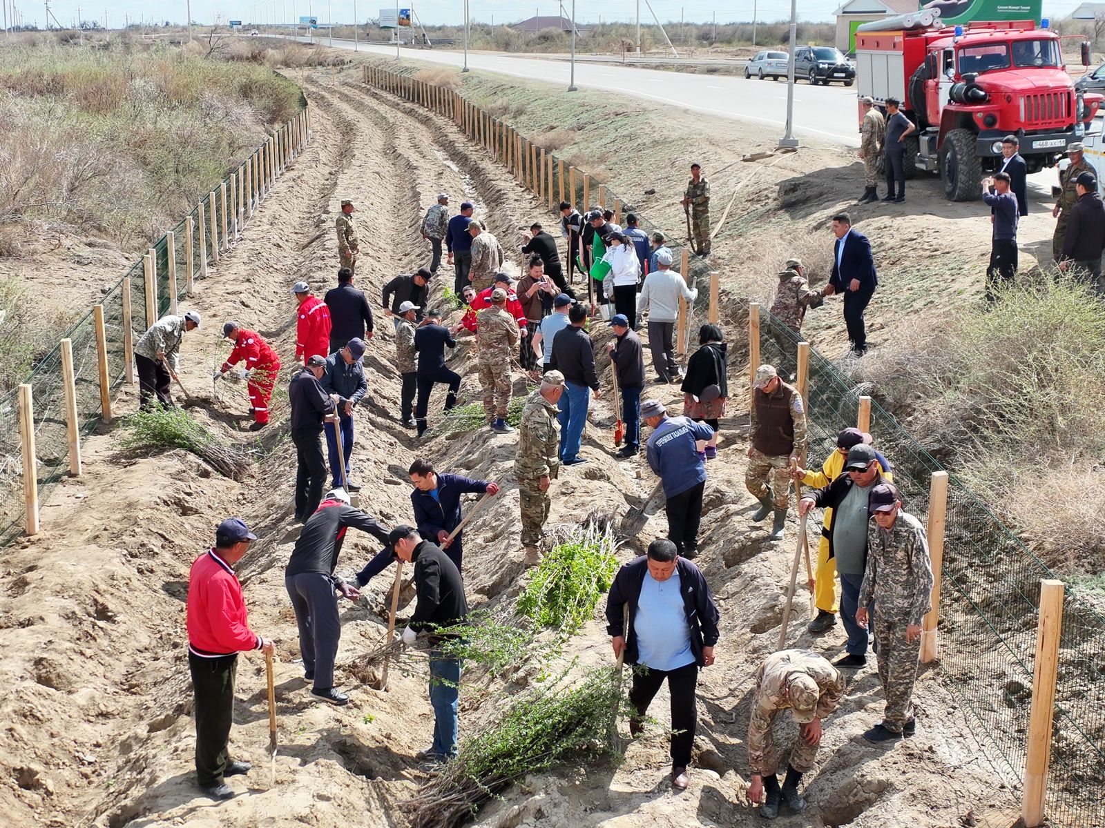 “Таза Қазақстан” акциясы аясында тал егу іс-шарасы өтті