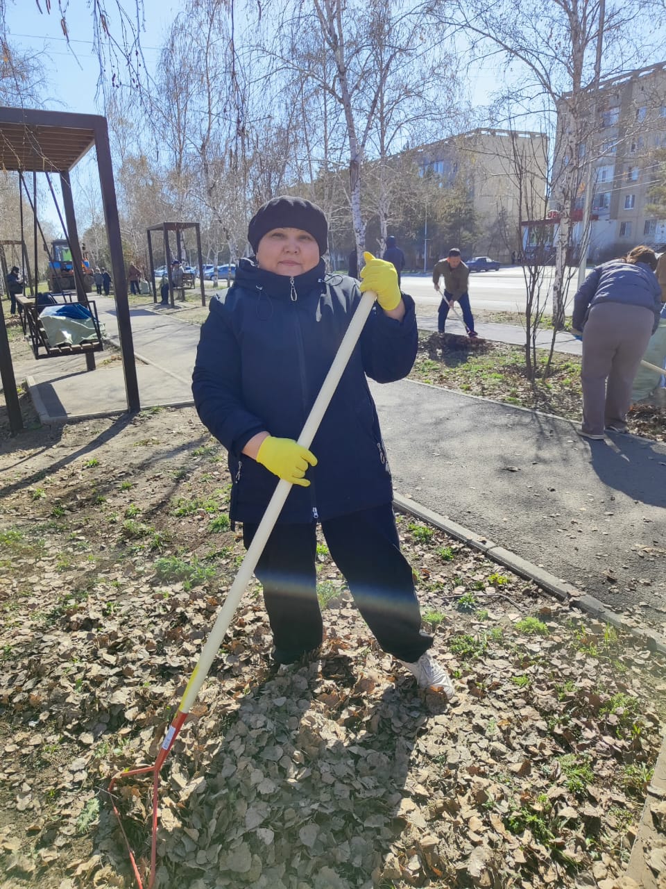 Ветеринария басқармасының ұжымы сенбілікке қатысты