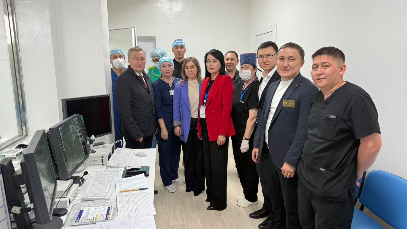 Меркі ауданында жаңадан алынған ангиографиялық құрылғымен алғаш рет ота жасалды