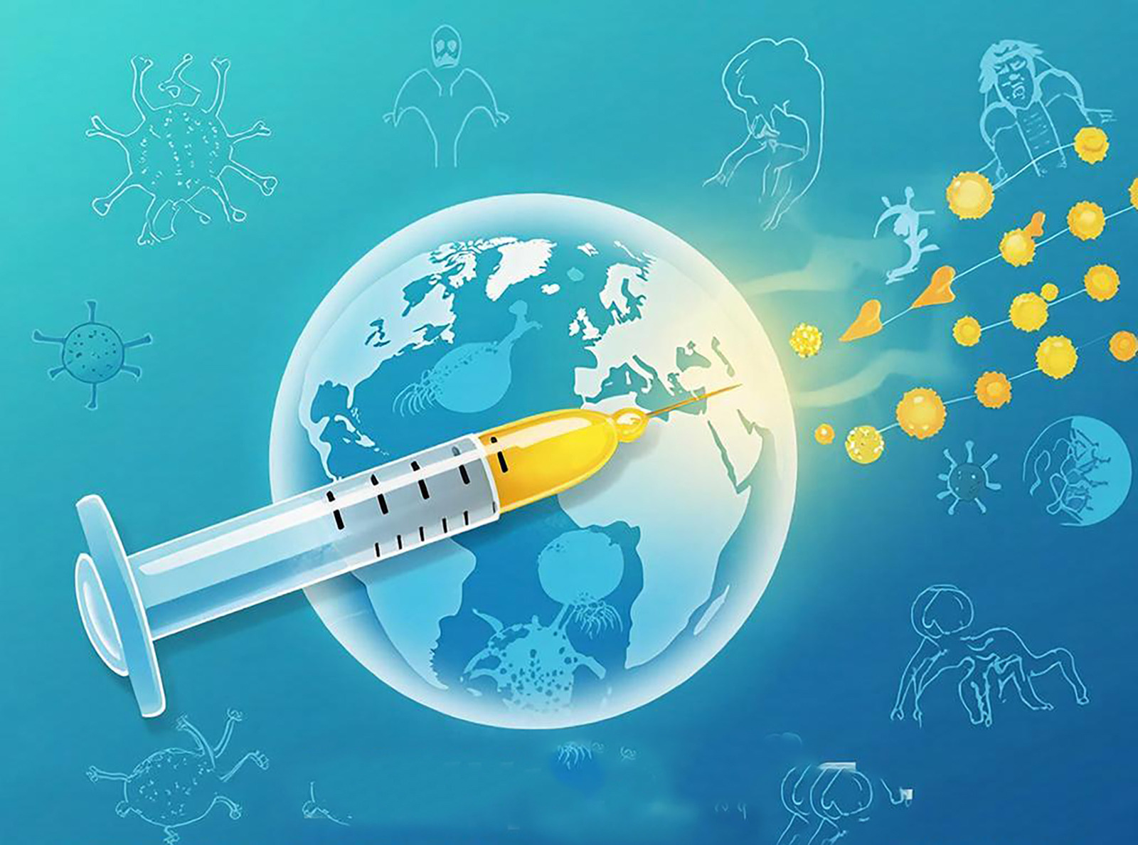 ВАКЦИНАЦИЯ  – ИНФЕКЦИЯЛАРМЕН КҮРЕСТІҢ ЕҢ ТИІМДІ ҚҰРАЛЫ!