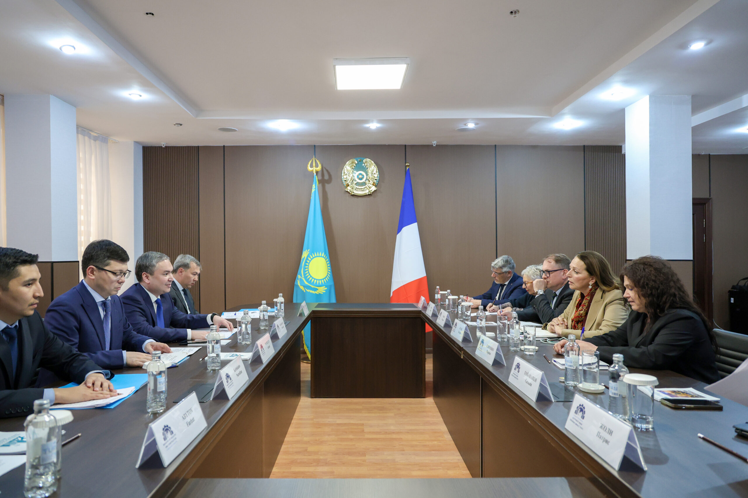 Ерсайын Нағаспаев Франция парламенттік делегациясының басшысымен кездесті
