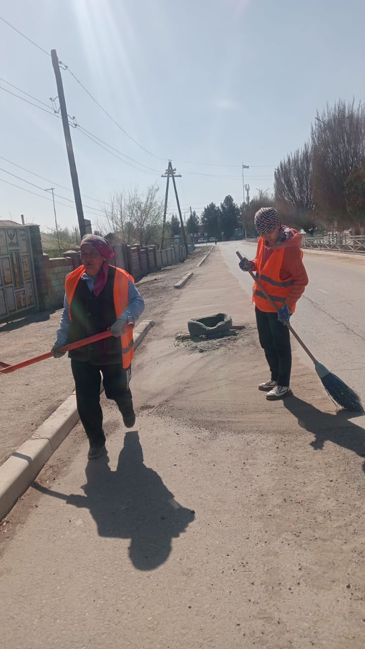2026 жылдың 02 сәуірінде Үшарал ауылдық округінде «Таза бейсенбі» акциясы аясында тазалық жұмыстары жүргізілді.