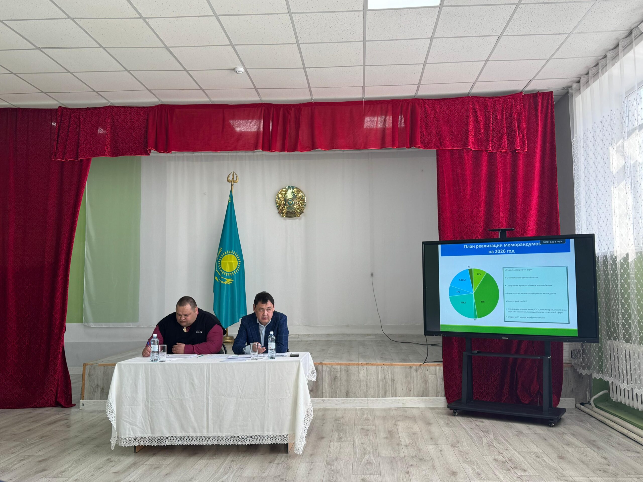 Ағымдағы жылдың 17 сәуірінде Ломоносовка ауылындағы Ломоносовка орта мектебінде Ғабит Мүсірепов ауданының әкімі Р.Ә. Аңбаевпен Ломоносовка ауылдық округінің Ломоносовка және Степное ауылдарының тұрғындары арасында кездесу өтті.