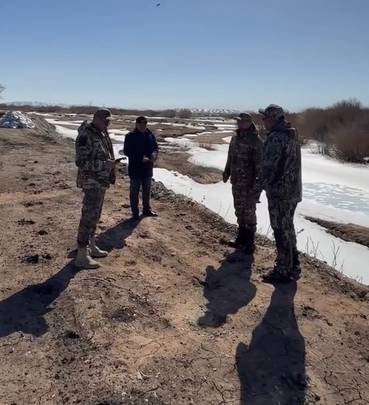 ШЕТ АУДАНЫНЫҢ СУ ТАСҚЫНЫНА ДАЙЫНДЫҚ ЖҰМЫСТАРЫ