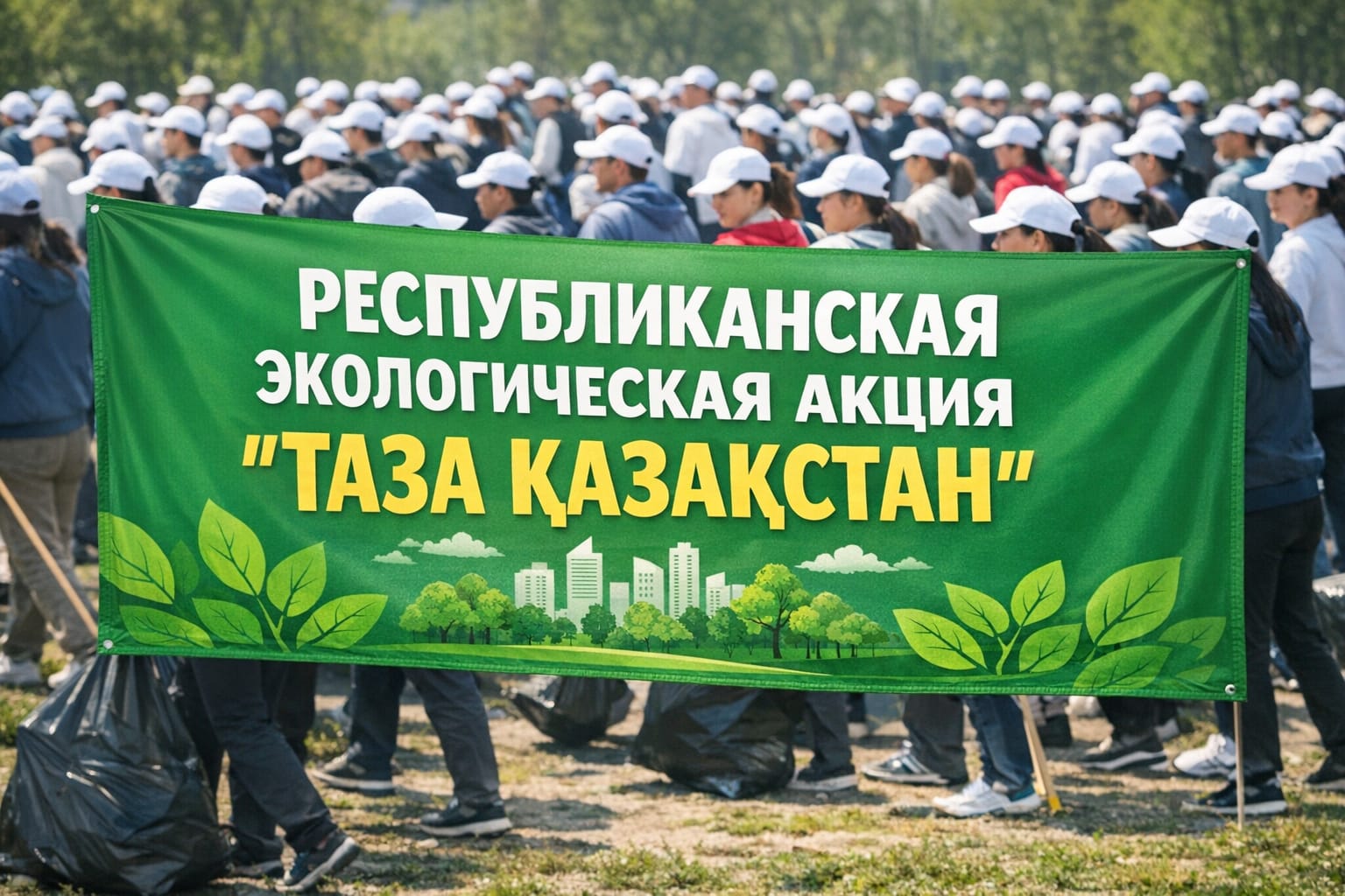 31 наурызда Атбасар қаласында “Таза Қазақстан”экологиялық акциясы өтті