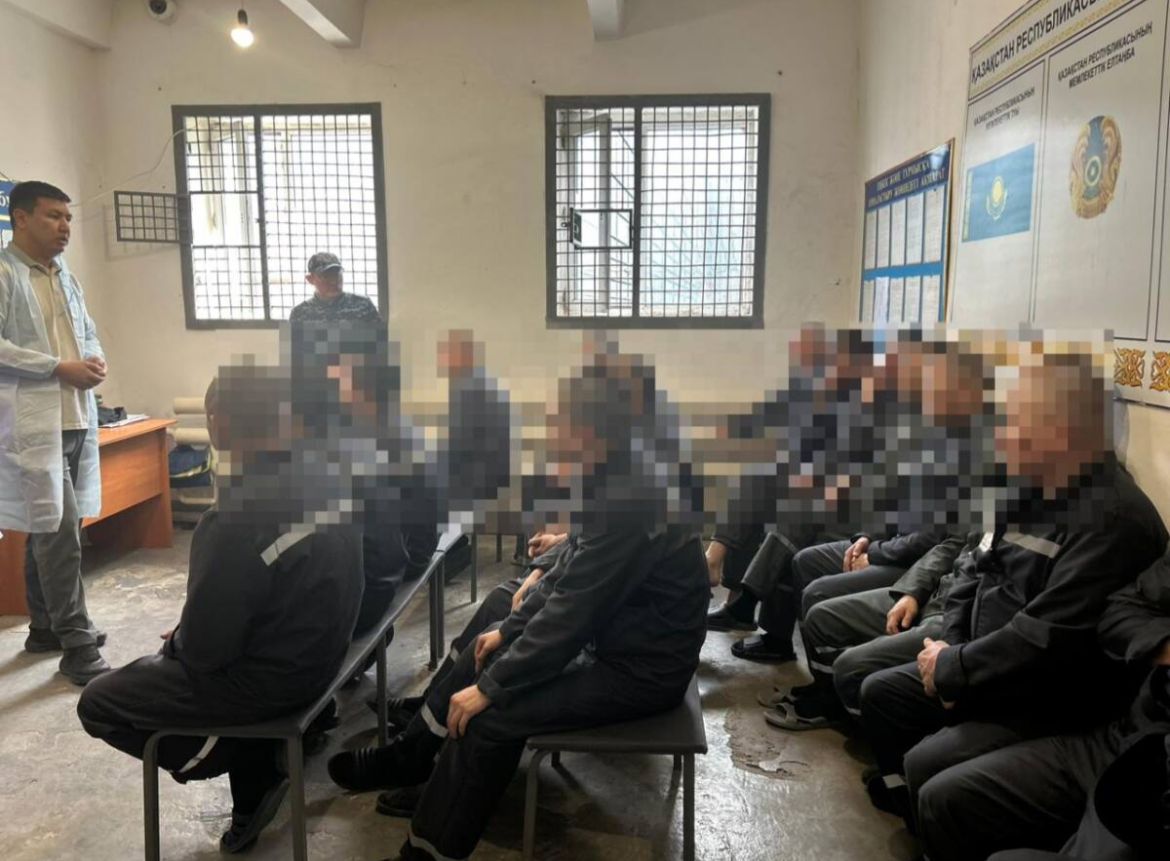 Ақтөбе облысы ҚАЖД №8 мекемесінде АИТВ-инфекциясының алдын алу бойынша дәріс өткізілді