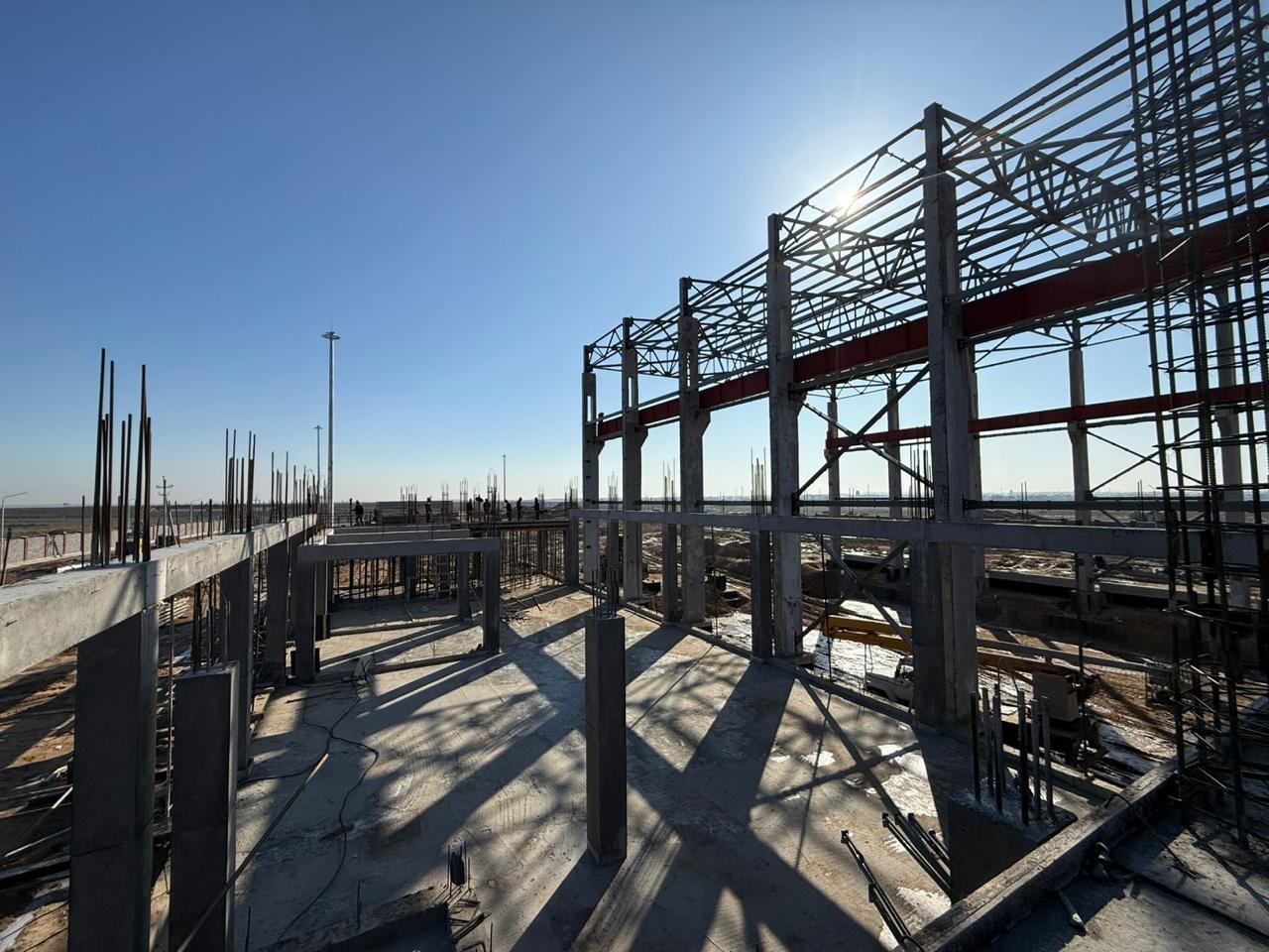 ТҮРКІСТАН: АРЫСТА ЭЛЕКТРОВОЗДАРҒА ҚЫЗМЕТ КӨРСЕТУ ОРТАЛЫҒЫНЫҢ ҚҰРЫЛЫСЫ ҚАРҚЫНДЫ ЖҮРГІЗІЛУДЕ