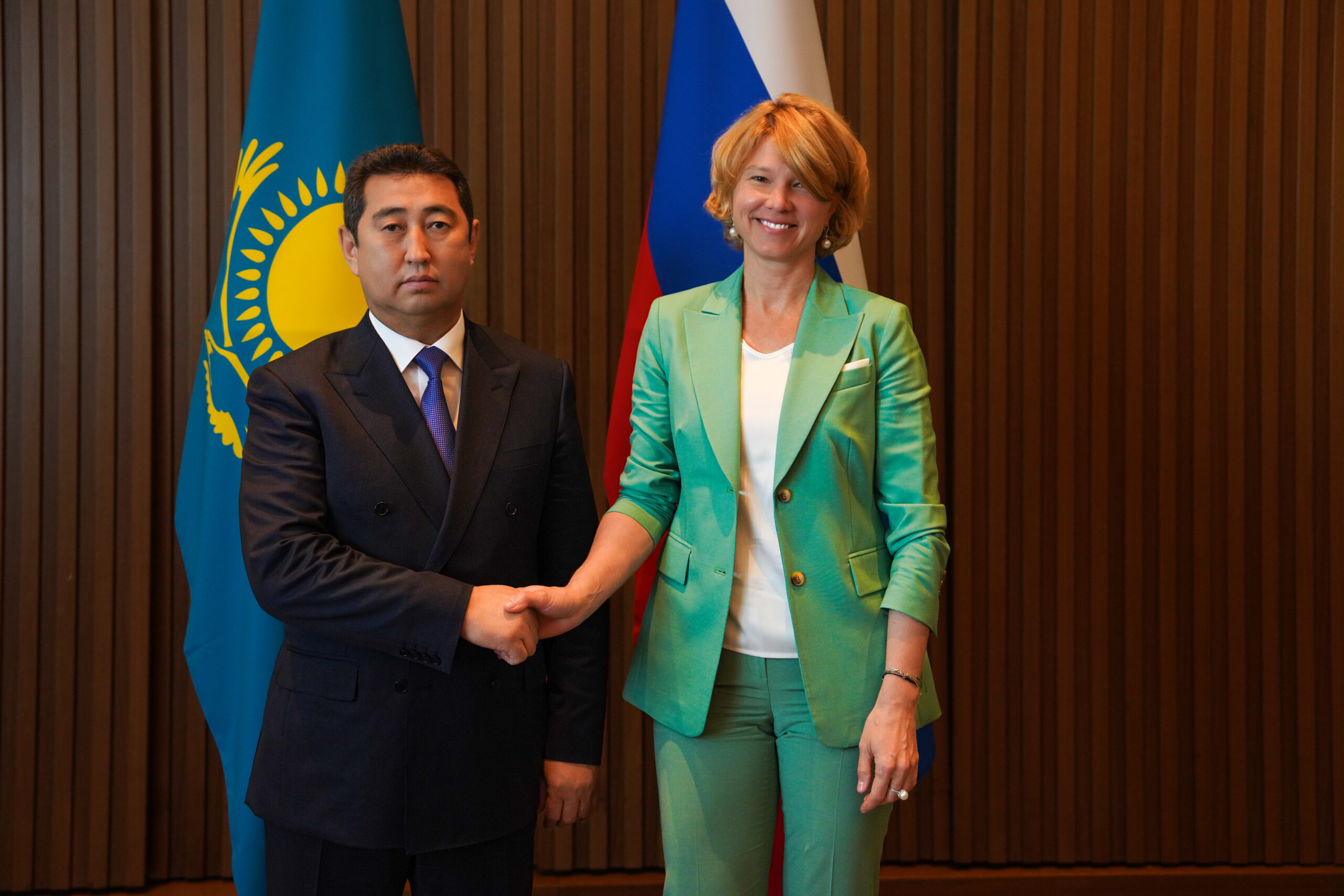 Айдарбек Сапаров пен Оксана Лут Қазақстан мен Ресейдің аграрлық ынтымақтастығын одан әрі нығайтпақ