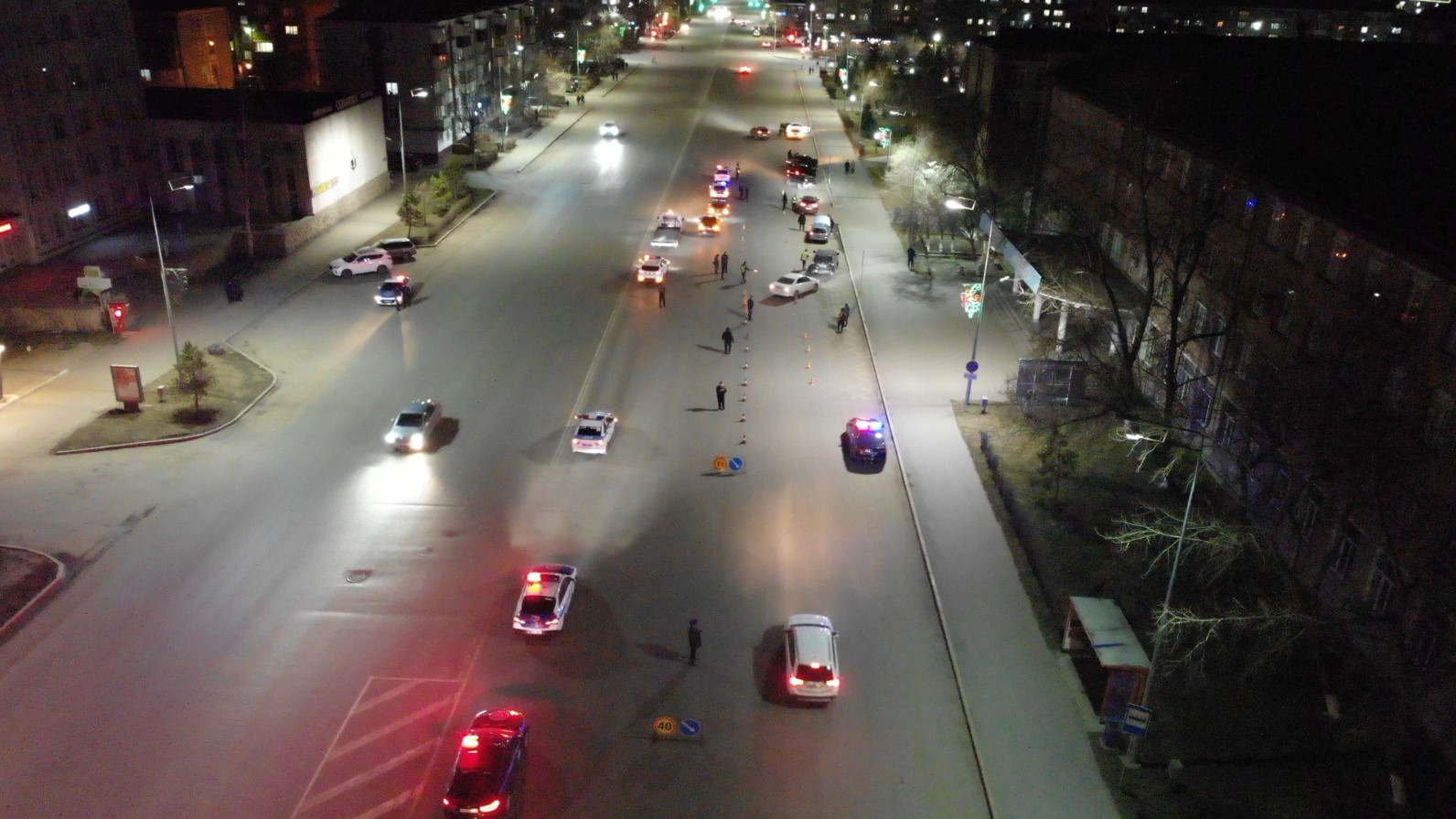 Петропавлда полицейлер жол-көлік оқиғаларының алдын алудың жаңа әдісін қолданды