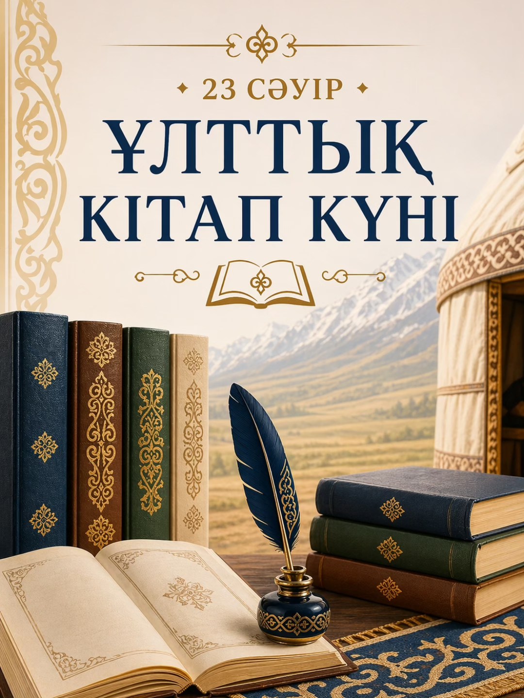 📚 ҰЛТТЫҚ КІТАП КҮНІ