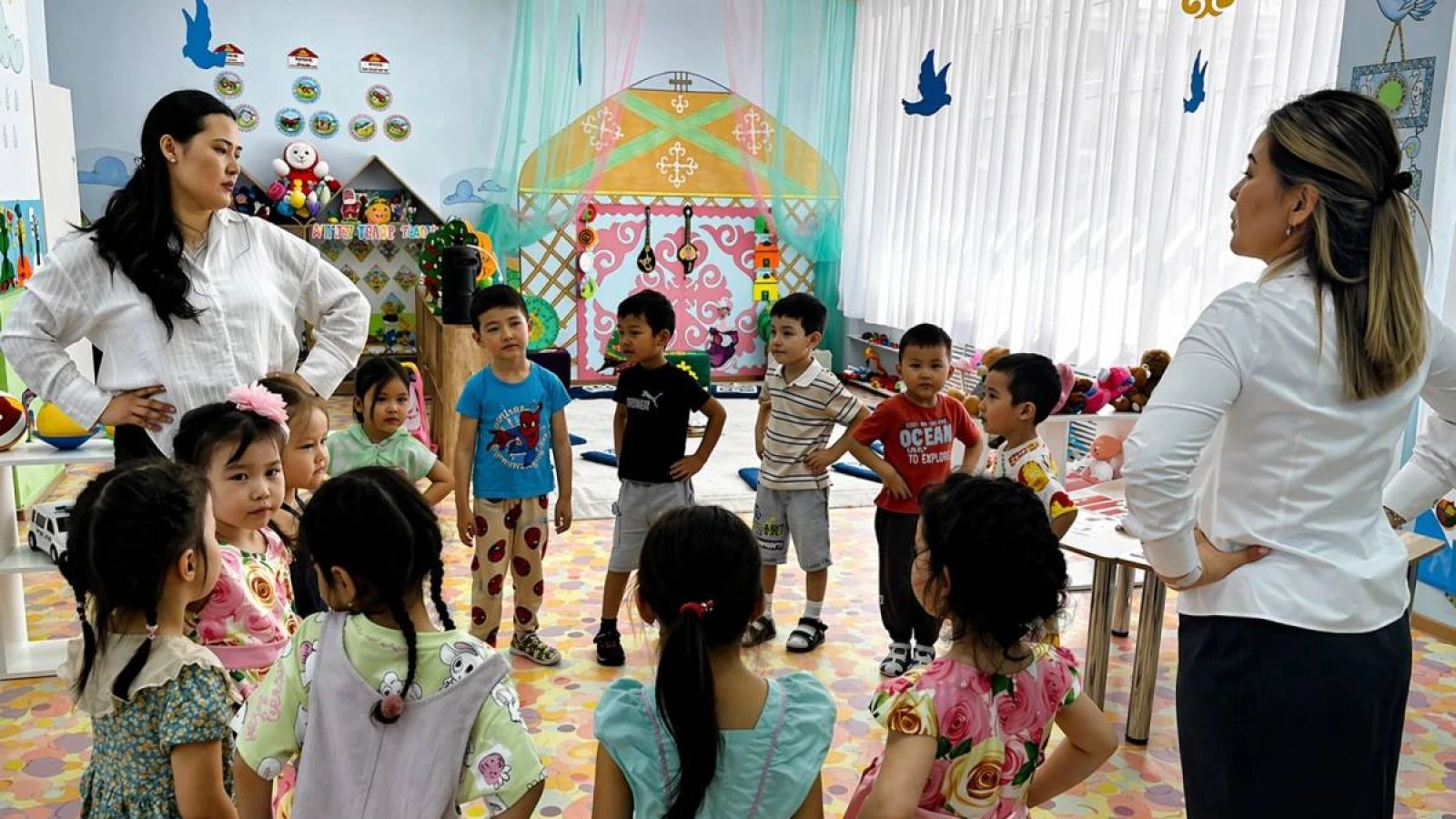 «Заң мен тәртіп»: Астанадағы балабақшада әдістемелік-тәрбиелік іс-шара өтті