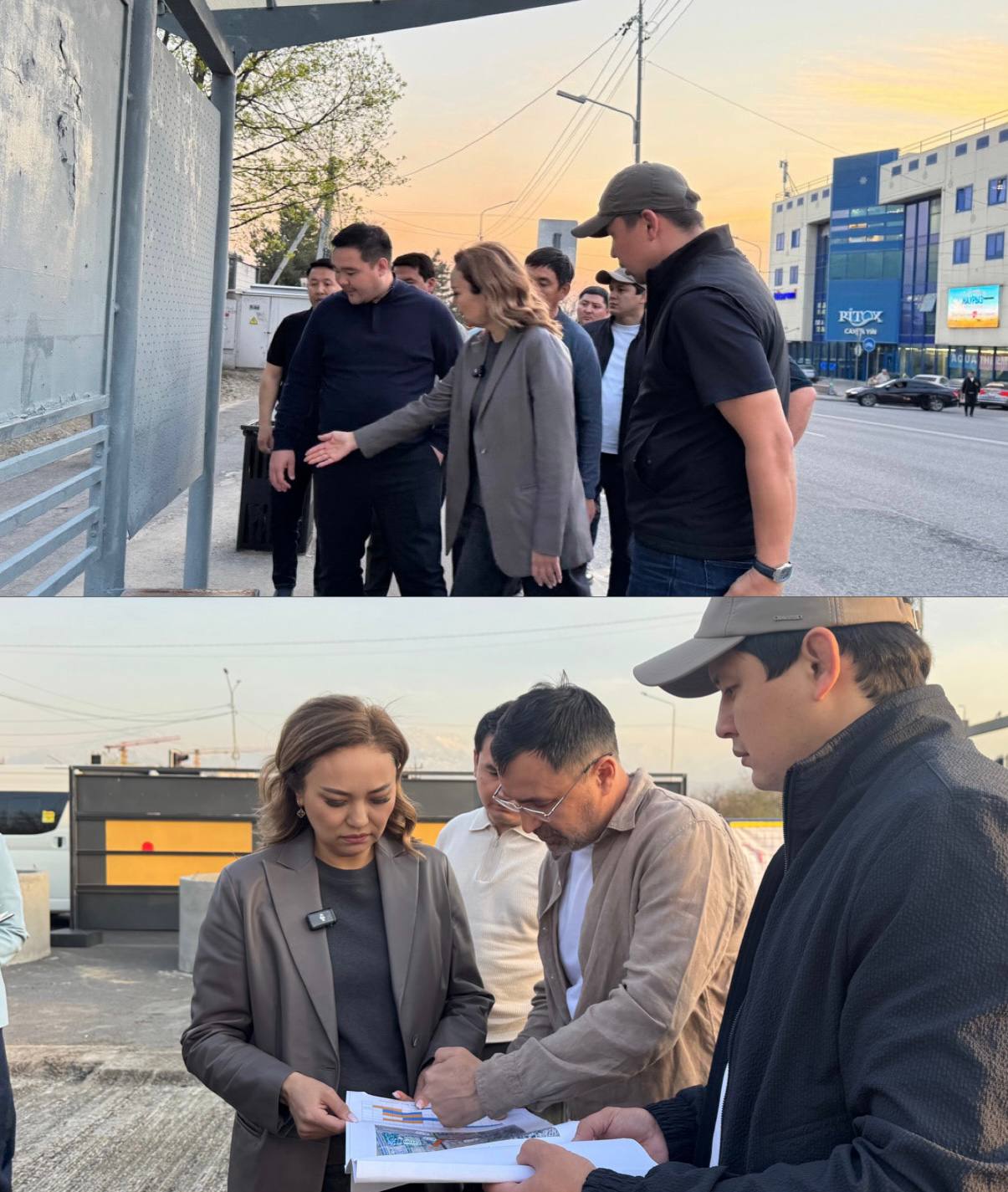 Аудан аумағын аралау барысында инфрақұрылымдық жобалардың іске асырылу барысы тексерілді