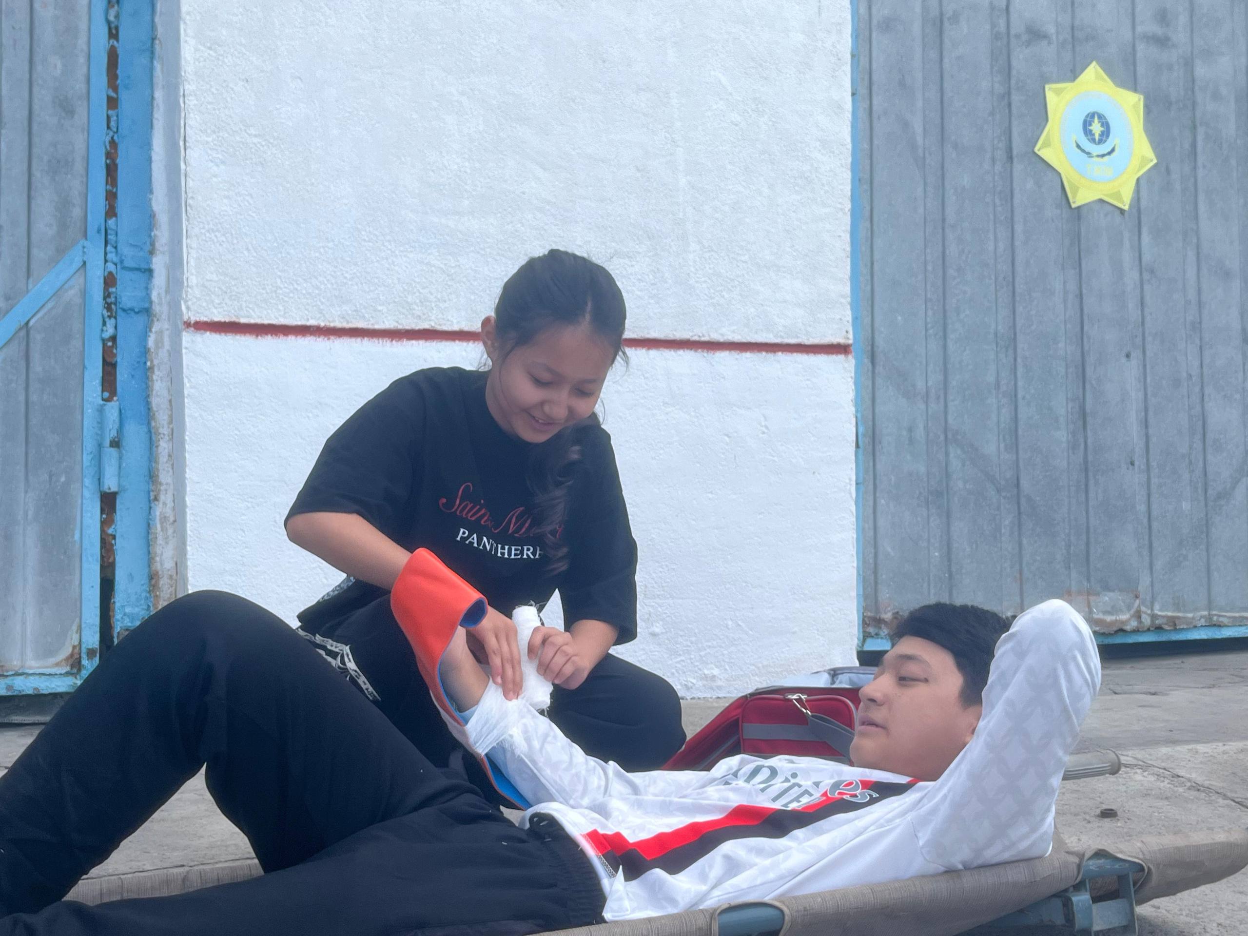 Жас құтқарушыларға практикалық сабақ өткізілді