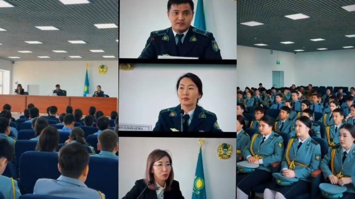 Ақтөбе полициясында «Жас сақшы» сыныптарының оқушыларымен кездесу өтті