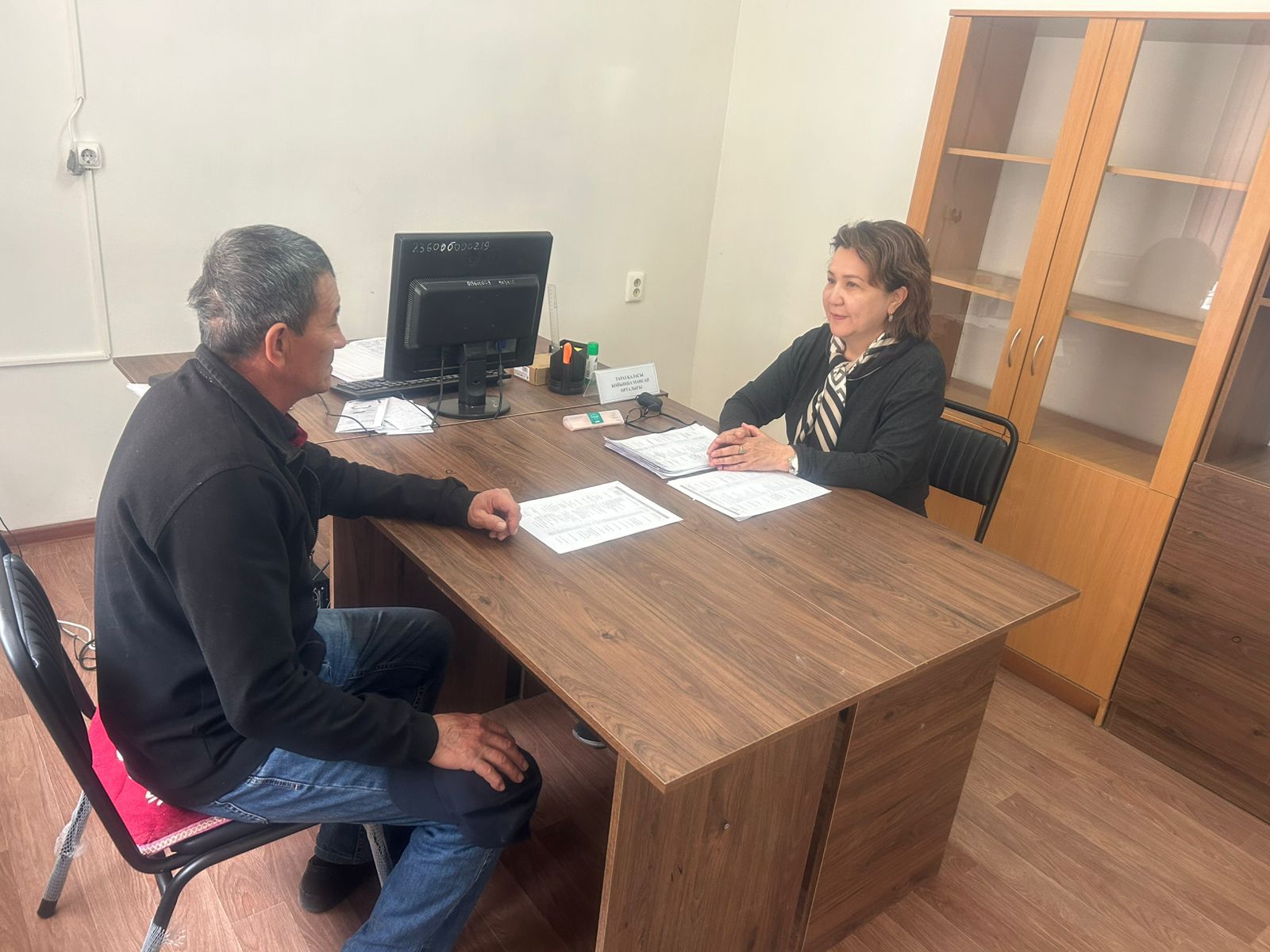 Пробация үйінде азаматтарды қабылдау өтті