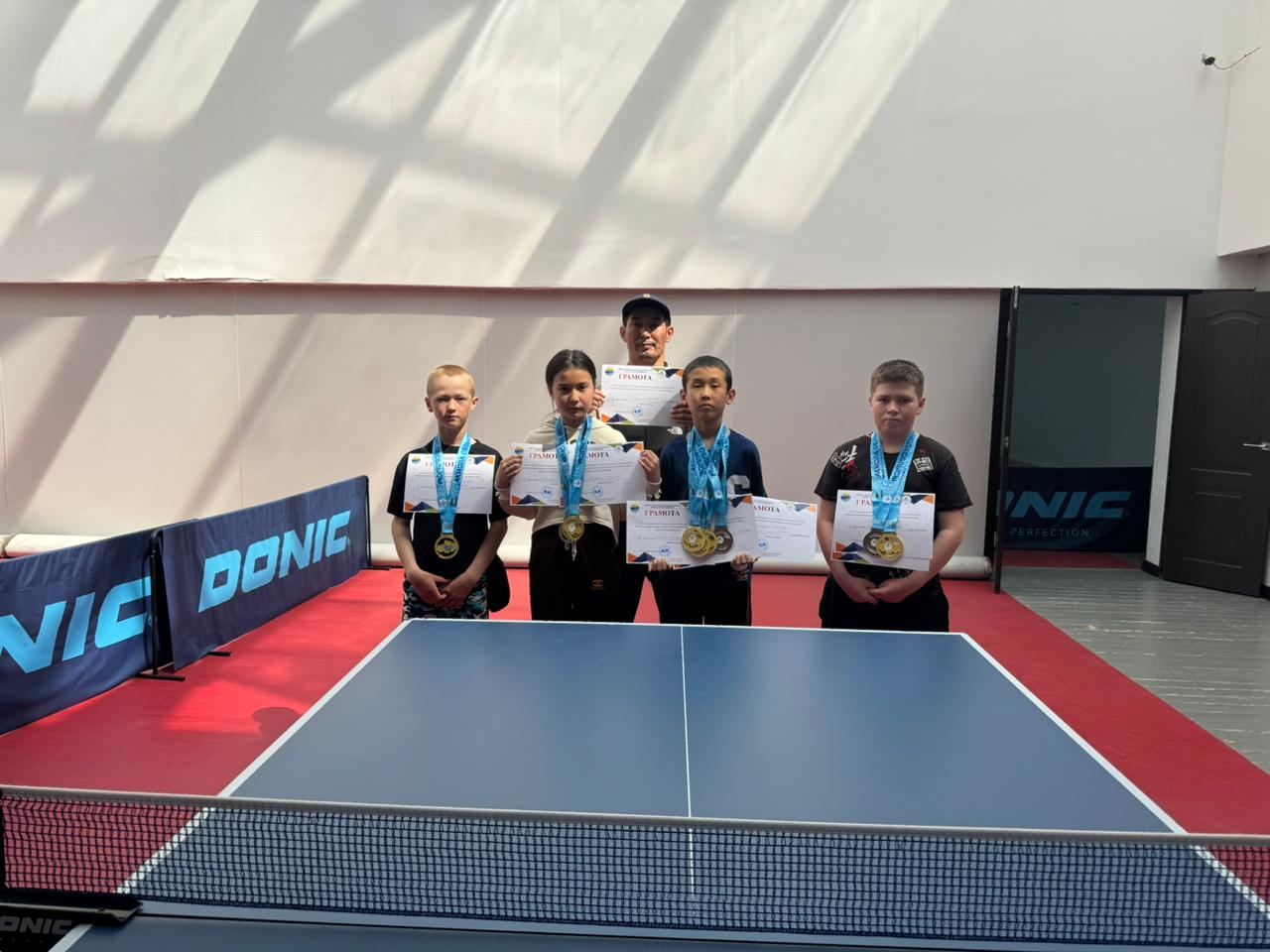 Сандықтау командасы — Ақмола облысының үстел теннисі чемпиондары