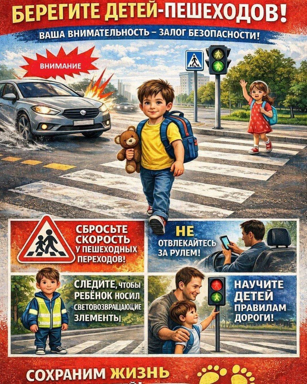 Жаяу жүргіншілер өткелі – ерекше назарды талап ететін аймақ