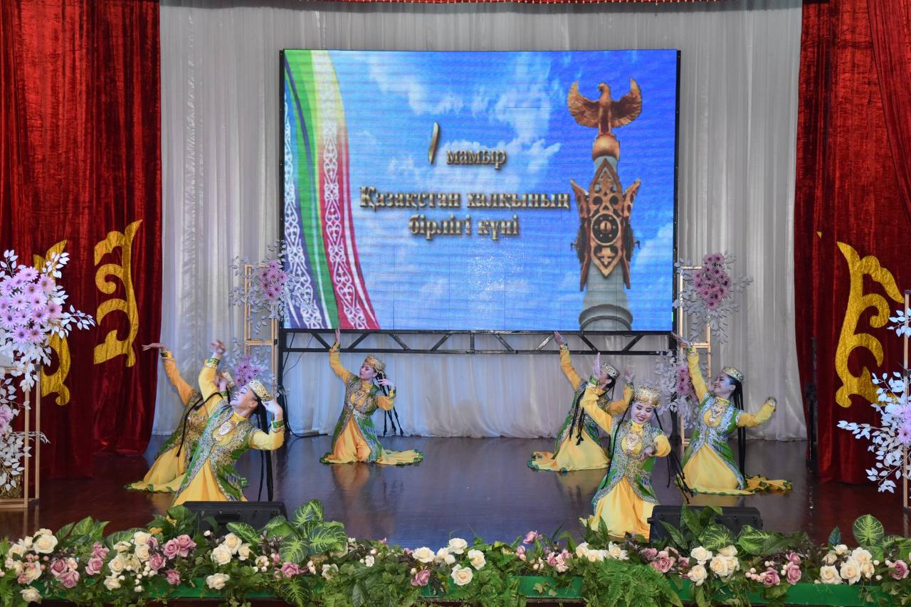 ТҰРАН АУДАНЫНДА ҚАЗАҚСТАН ХАЛҚЫНЫҢ БІРЛІГІ КҮНІНЕ АРНАЛҒАН МЕРЕКЕЛІК ІС-ШАРА ӨТТІ