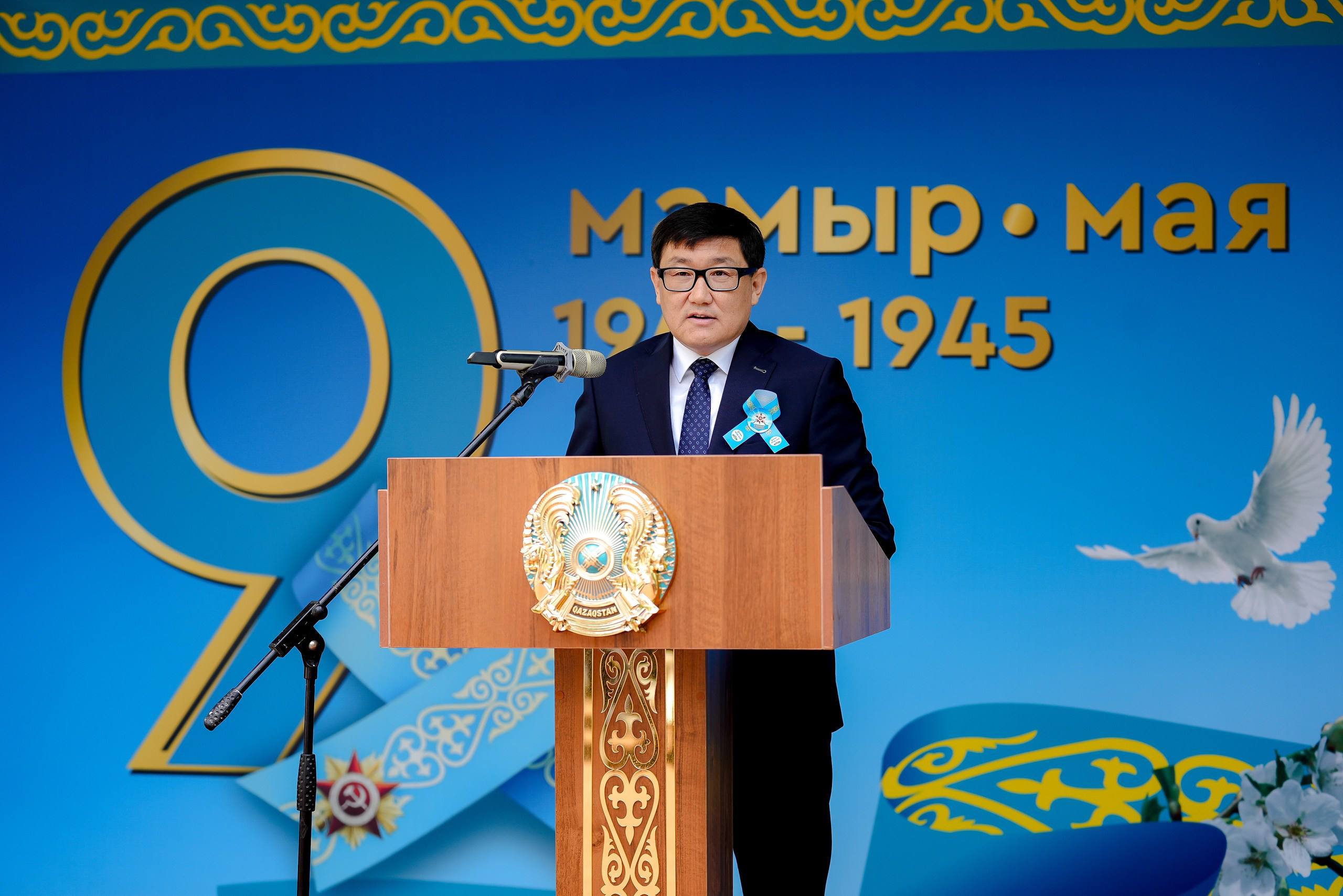 Жеңіс күні қарсаңында ардагерлермен мерекелік кездесу өтті