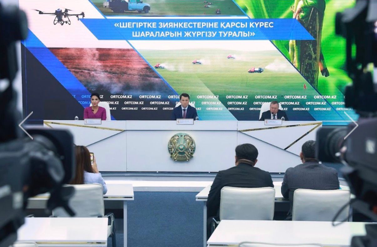 Қазақстанда 2,2 млн га аумақта шегіртке тектес зиянкестерге қарсы күрес жүргізу жоспарда бар.
