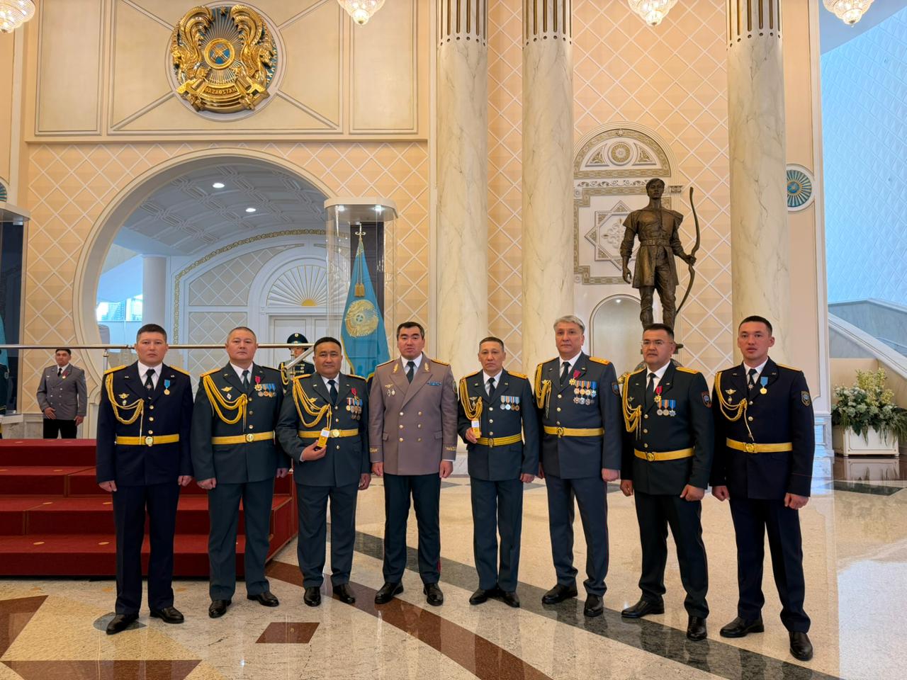 Ақордада ТЖМ қызметкерлері мемлекеттік наградалармен наградталды