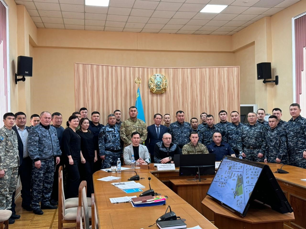 Слаженно прошли командно-штабные учения в Карагандинской области