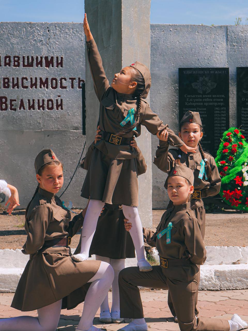 Новобаженово ауылында Ұлы Жеңістің 81 жылдығы аталып өтті.