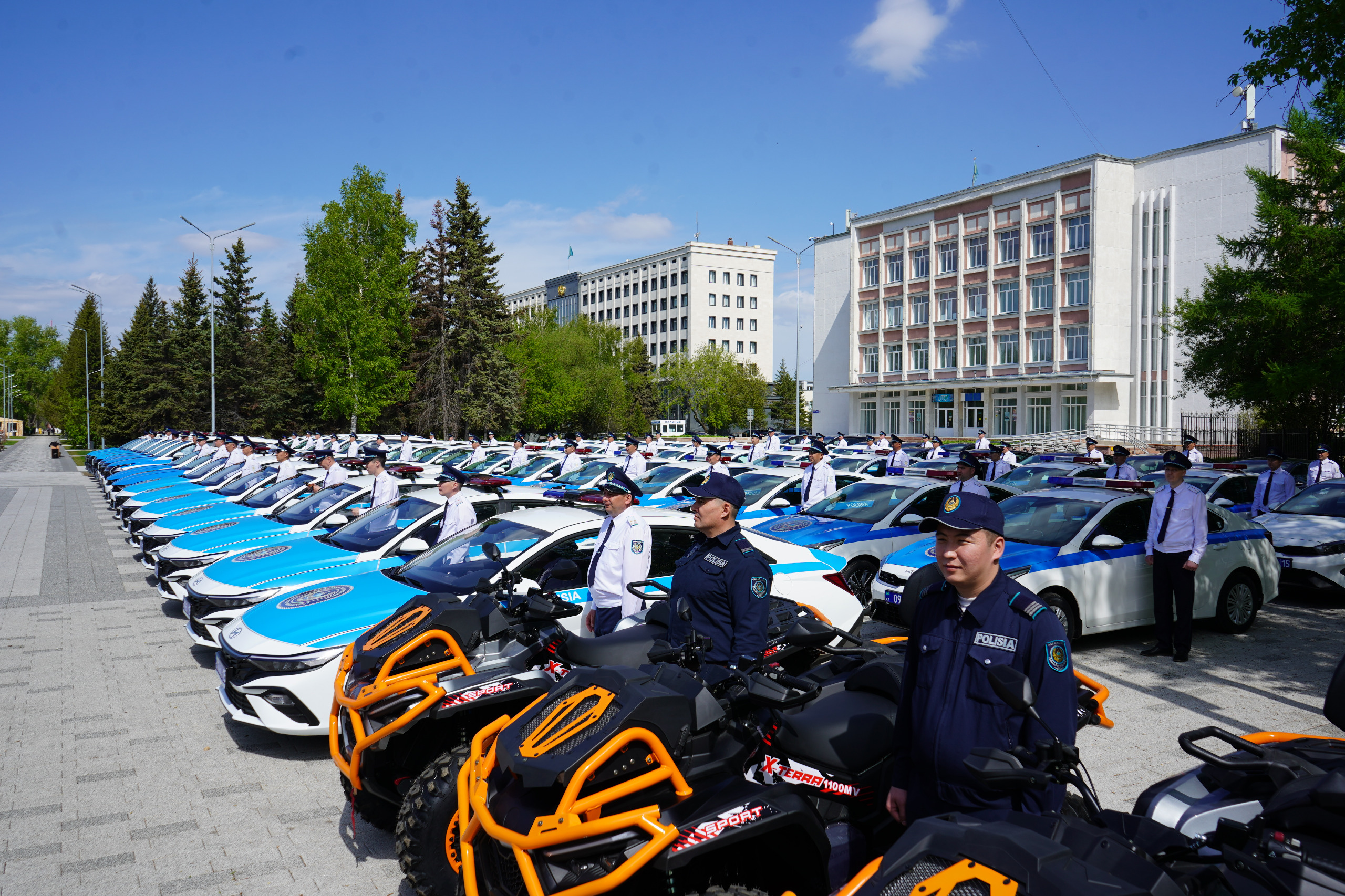 СҚО полицейлері квадроциклдерге мінеді