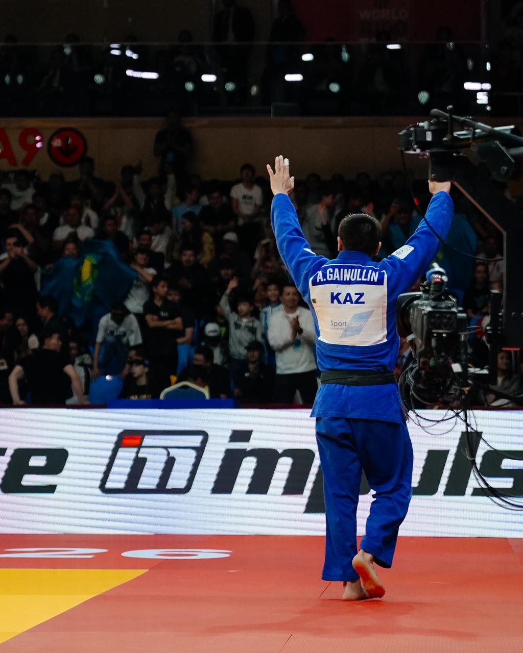 Аңсарбек Ғайнуллин алғаш рет Grand Slam турнирінің жүлдесін жеңіп алды