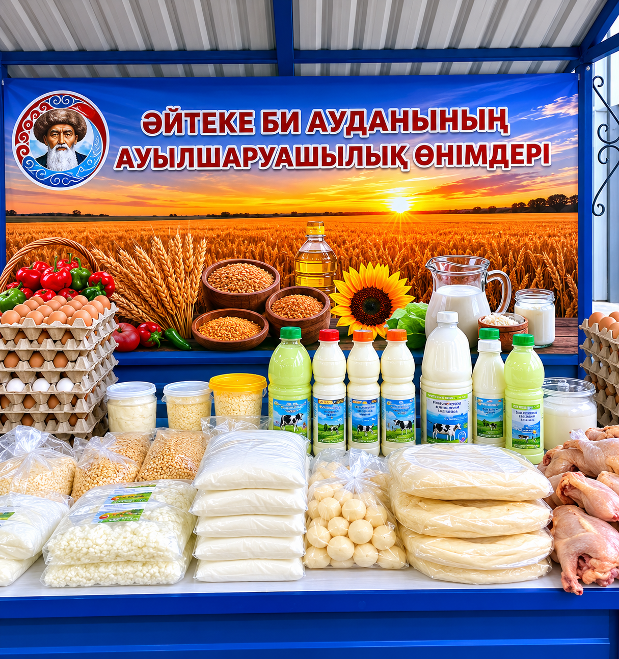 Әйтеке би ауданының табиғи өнімдері тұрғындарға ұсынылуда