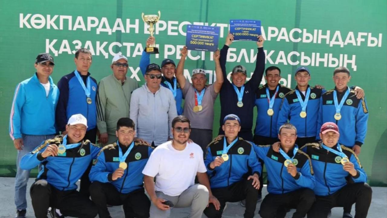 «Әулиеата» командасы көкпардан Қазақстанның 16 дүркін чемпионы атанды