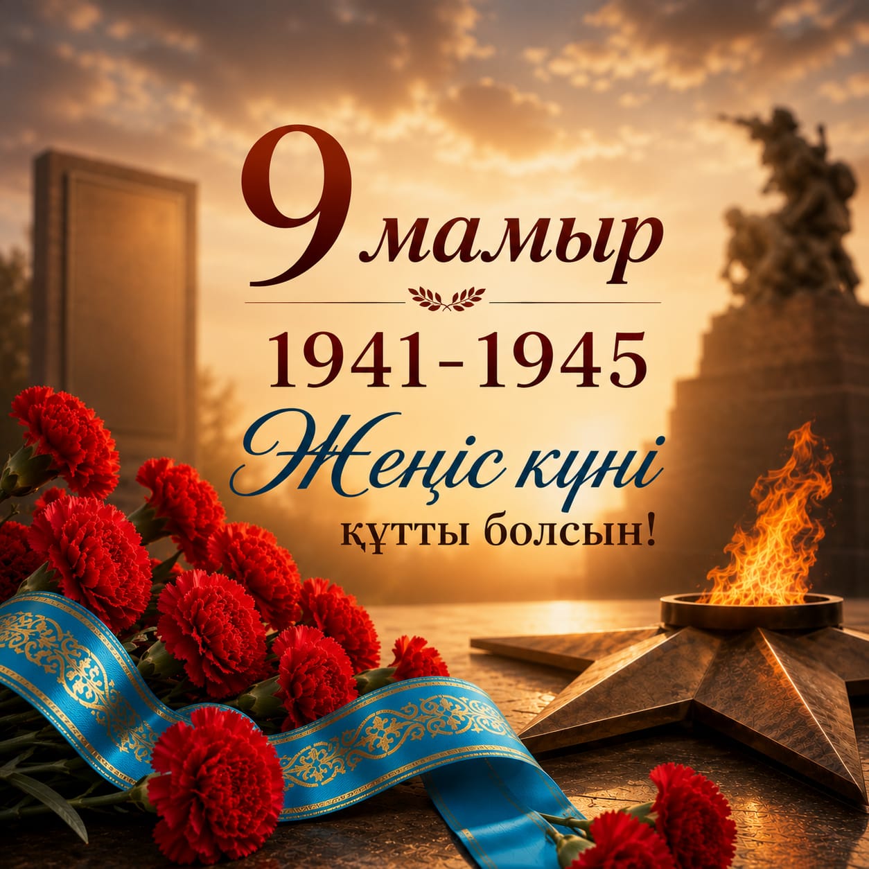 Аудан әкімінің Жеңіс күнімен құттықтауы