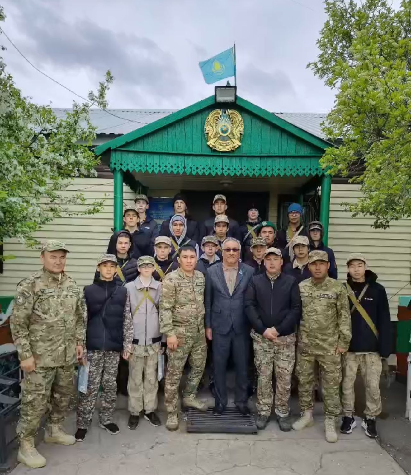 Керегежар шекара бөлімінде 5 күндік далалық жиын салтанатты түрде ашылды