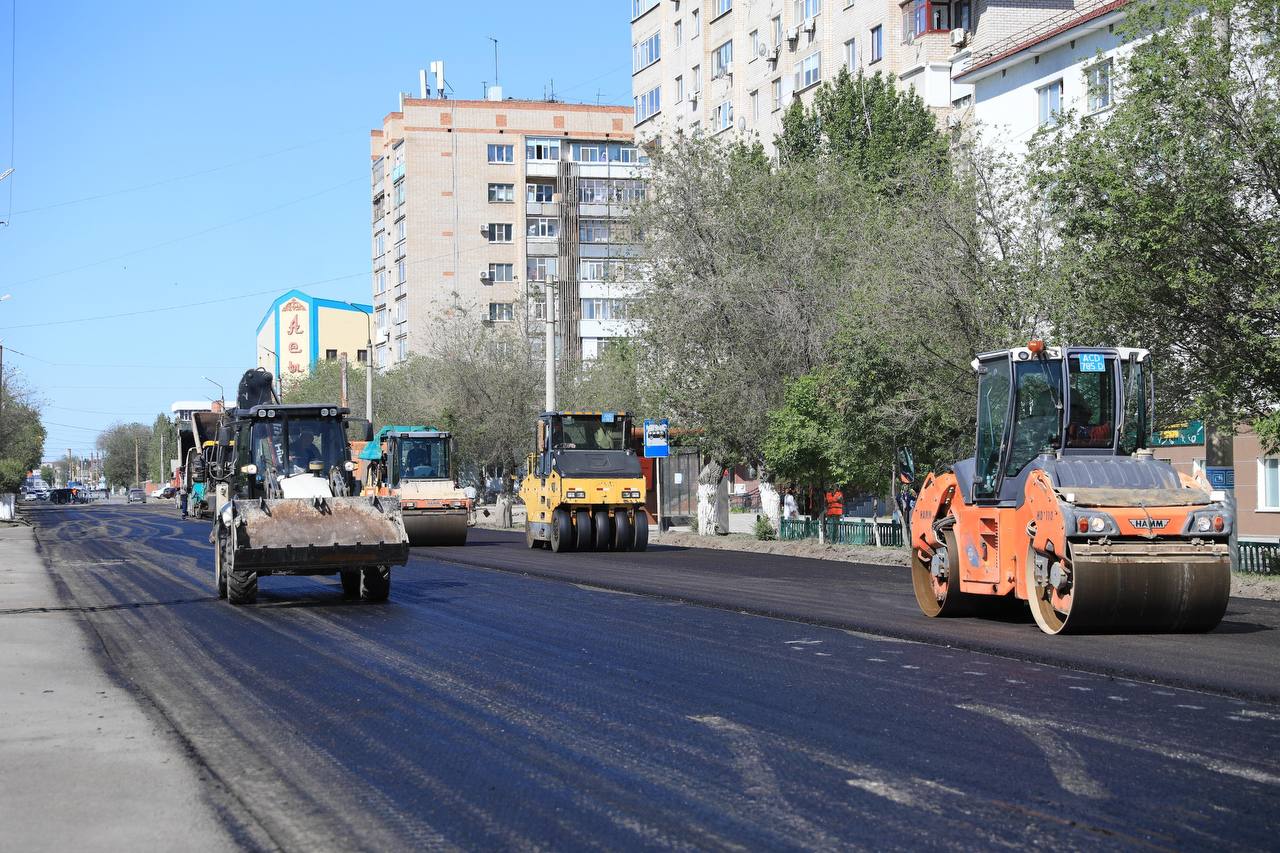 Ақтөбеде қалалық жолдарға ауқымды орташа жөндеу жұмыстары жалғасуда