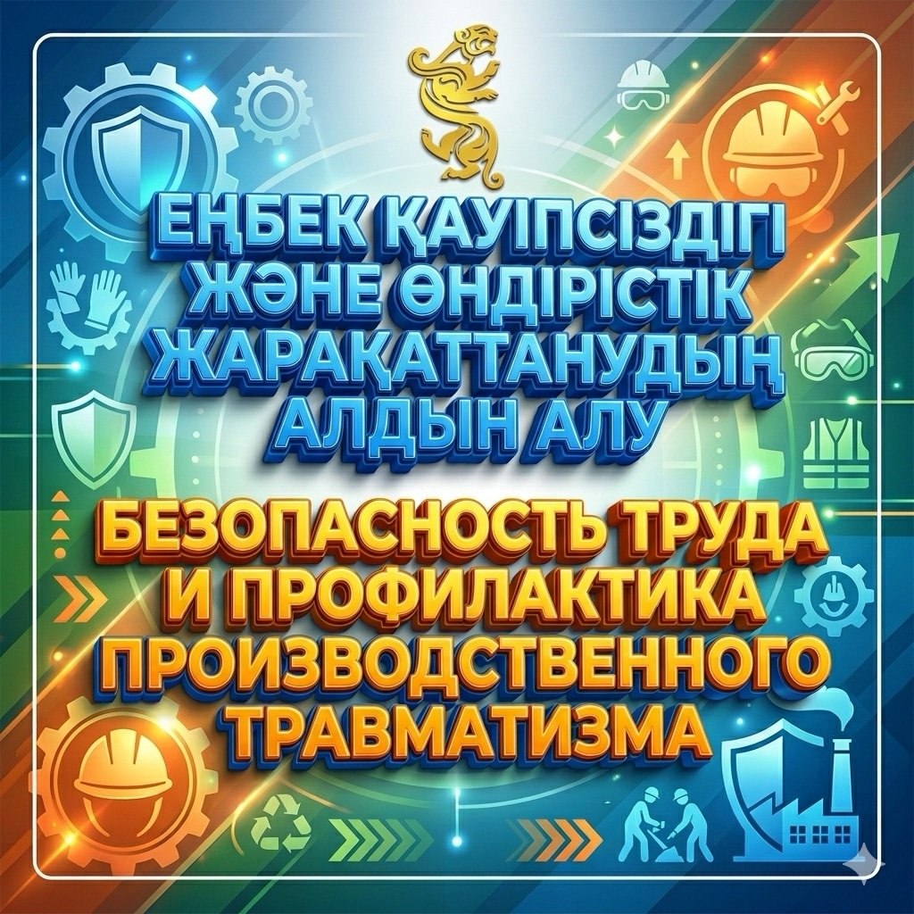 🔹 Қарағанды облысында өндірістік жарақаттанудың алдын алу және қауіпсіз еңбек жағдайларын қамтамасыз ету бойынша жүйелі жұмыстар жалғасуда