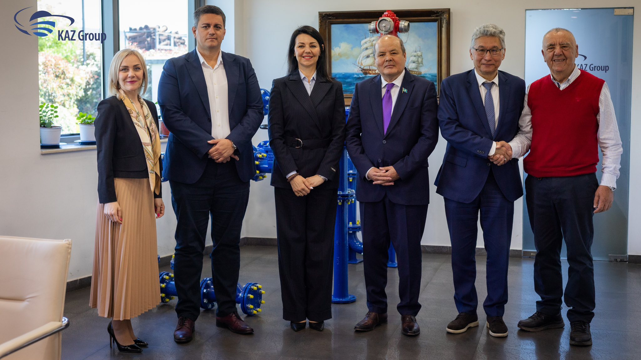 Қазақстан Елшісі Солтүстік Македонияның «KAZ Group» компаниясының басшылығымен кездесті